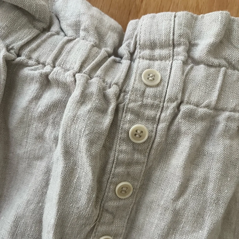 Reformation Paper Bag Linen Shorts - Size 8